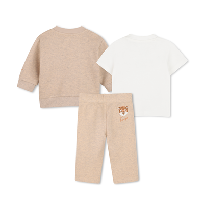 Pants, cardigan, and t-shirt set KENZO KIDS BOY