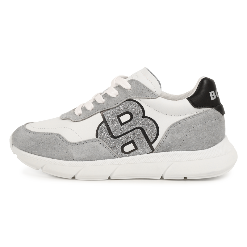 Lace-up leather trainers BOSS 
                        GIRL