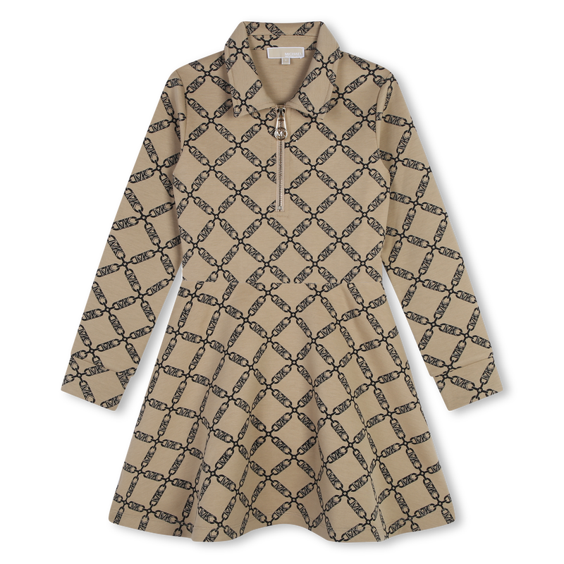 Long-sleeved zip-up dress MICHAEL KORS 
                        GIRL