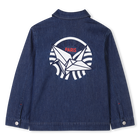 Cotton denim jacket KENZO KIDS 
                    UNISEX