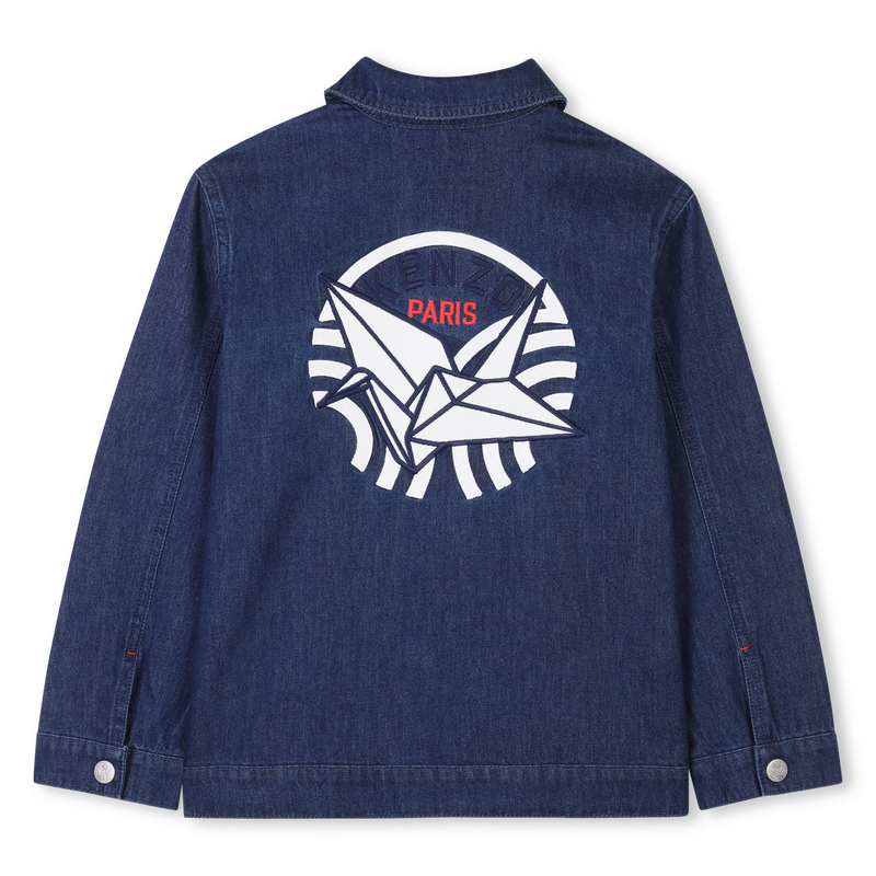 Cotton denim jacket KENZO KIDS 
                        UNISEX