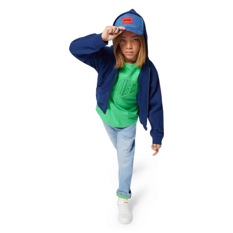 Fleece sweatshirt HUGO 
                        BOY