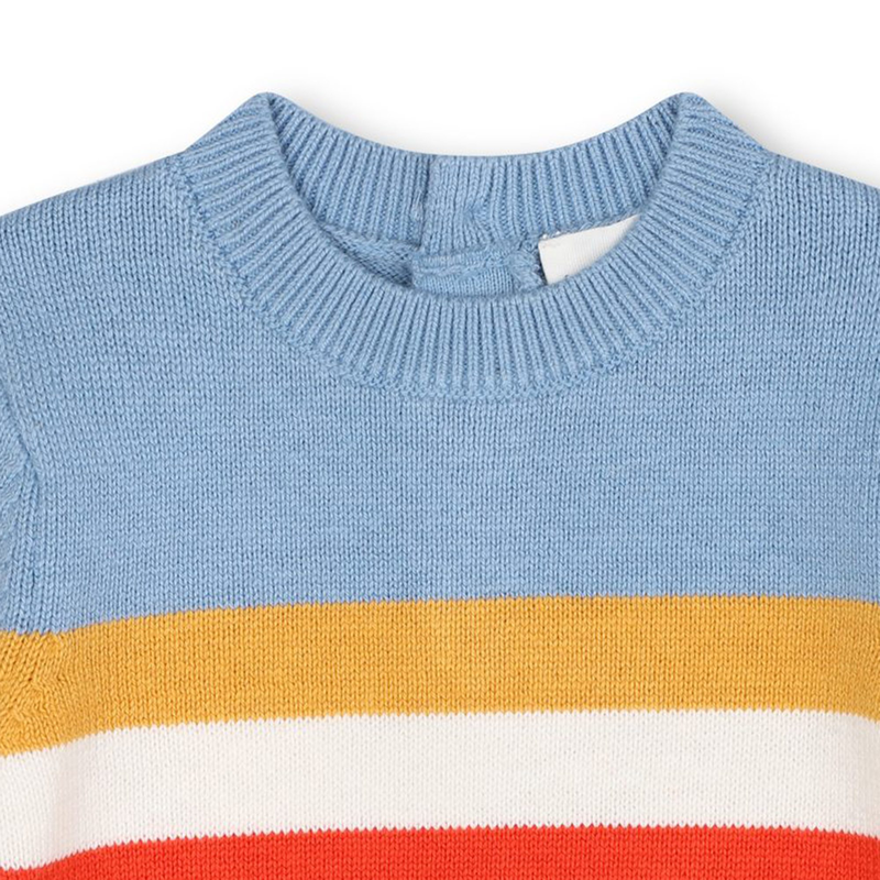 Striped knitted jumper CARREMENT BEAU 
                        BOY