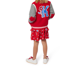 Print skirt with ruffles KENZO KIDS 
                    GIRL
