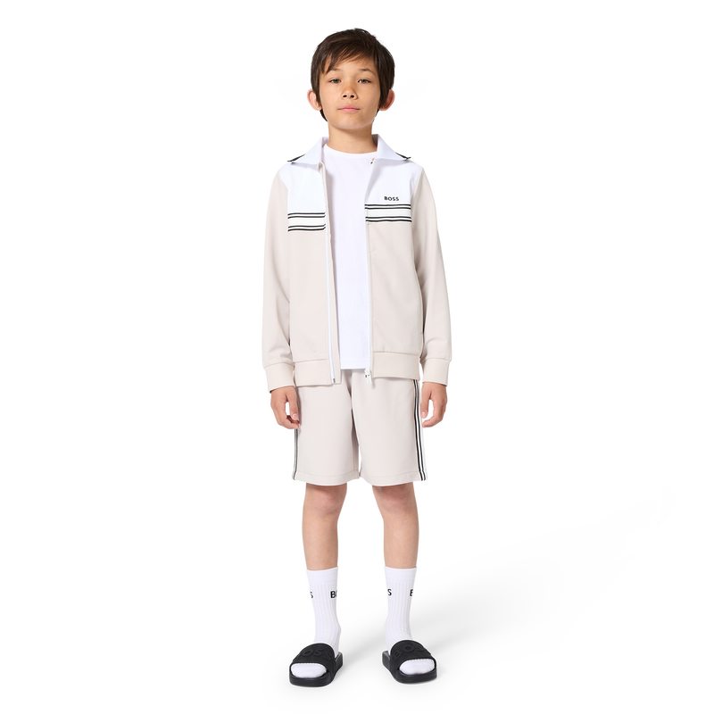 BERMUDA SHORTS WITH SIDE STRIPES BOSS 
                        BOY