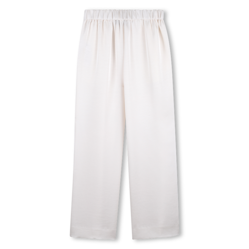 SATIN JOGGING TROUSERS KARL LAGERFELD KIDS 
                        GIRL