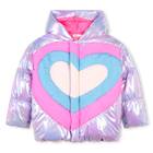 Shiny hooded puffer jacket BILLIEBLUSH 
                    GIRL