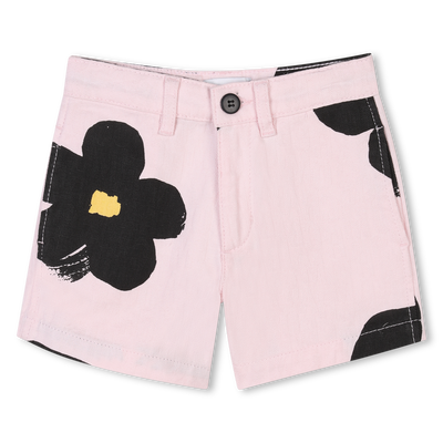 Printed cotton shorts MARC JACOBS GIRL