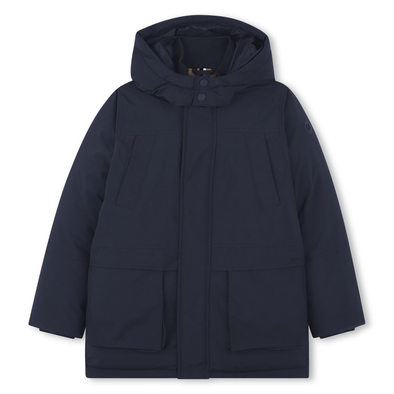 Long hooded parka BOSS 
                        BOY