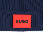 Knitted cotton hat HUGO 
                    UNISEX