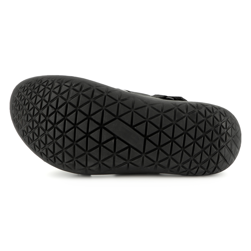 Hook-and-loop leather sandals KARL LAGERFELD KIDS 
                        BOY