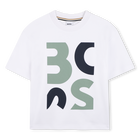 Short-sleeved t-shirt, WHITE, hi-res