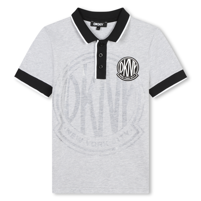 Short-Sleeved Piqu&eacute; Polo Shirt DKNY 
                        BOY