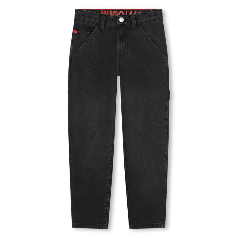 Plain loose-fitting jeans HUGO 
                        BOY