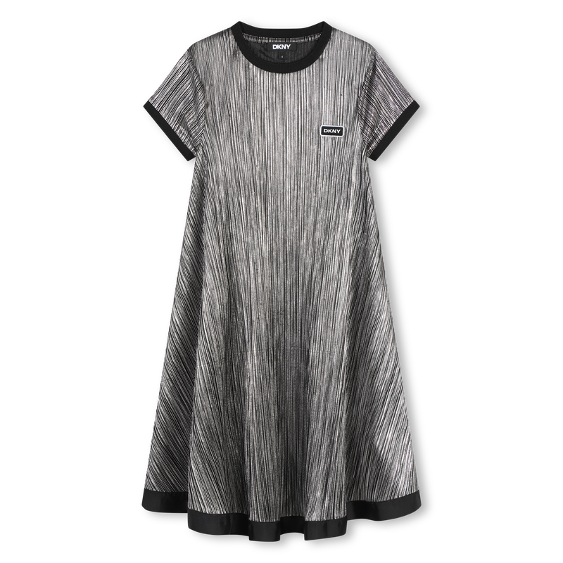 Short-sleeved pleated dress DKNY 
                        GIRL