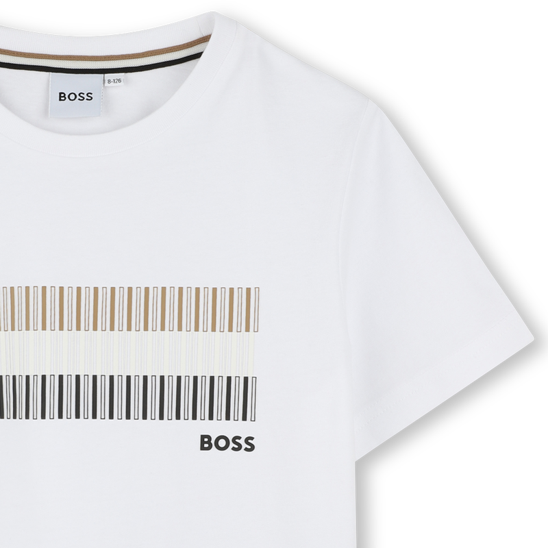 Short-sleeved cotton T-shirt BOSS 
                        BOY