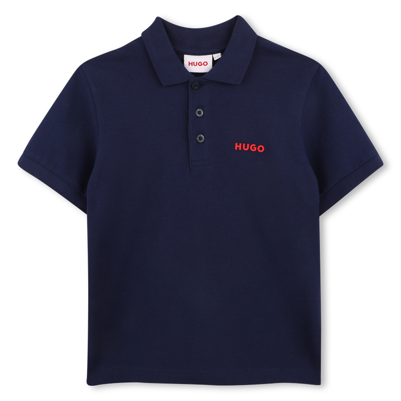 SHORT SLEEVE POLO HUGO 
                        BOY