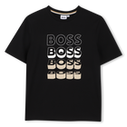 Short-sleeved t-shirt, BLACK, hi-res