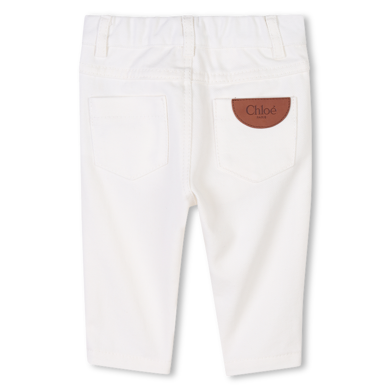 Cotton twill trousers CHLOE 
                        GIRL