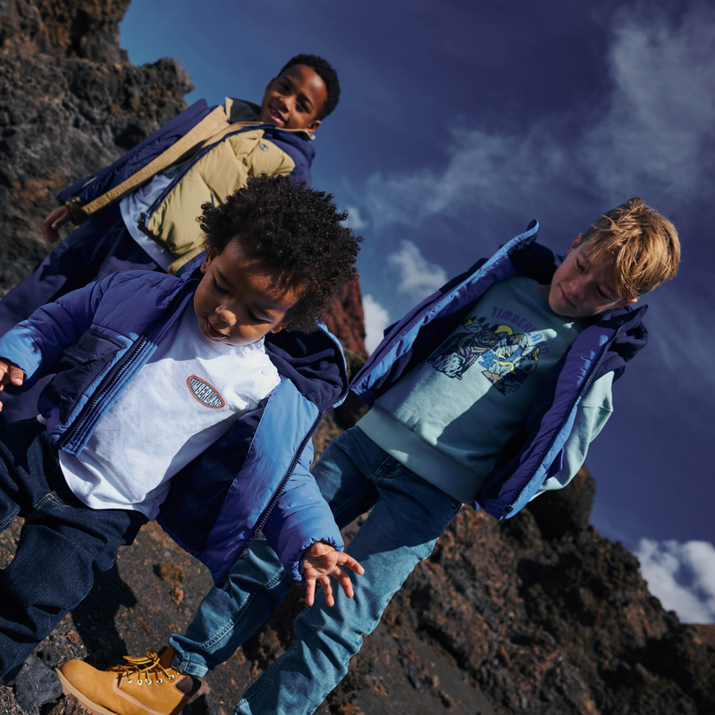 Brushed fleece sweatshirt TIMBERLAND 
                        BOY