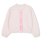 Knit cardigan, PINK COURAGE, hi-res