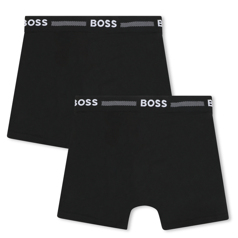 Set of 2 cotton boxer shorts BOSS 
                        BOY