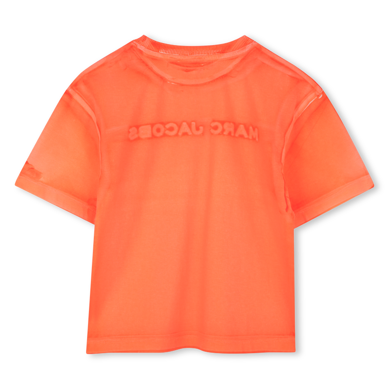 Embroidered cotton T-shirt MARC JACOBS 
                        UNISEX