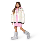 Hooded down jacket KARL LAGERFELD KIDS 
                    GIRL