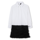 Long sleeve dress KARL LAGERFELD KIDS 
                    GIRL