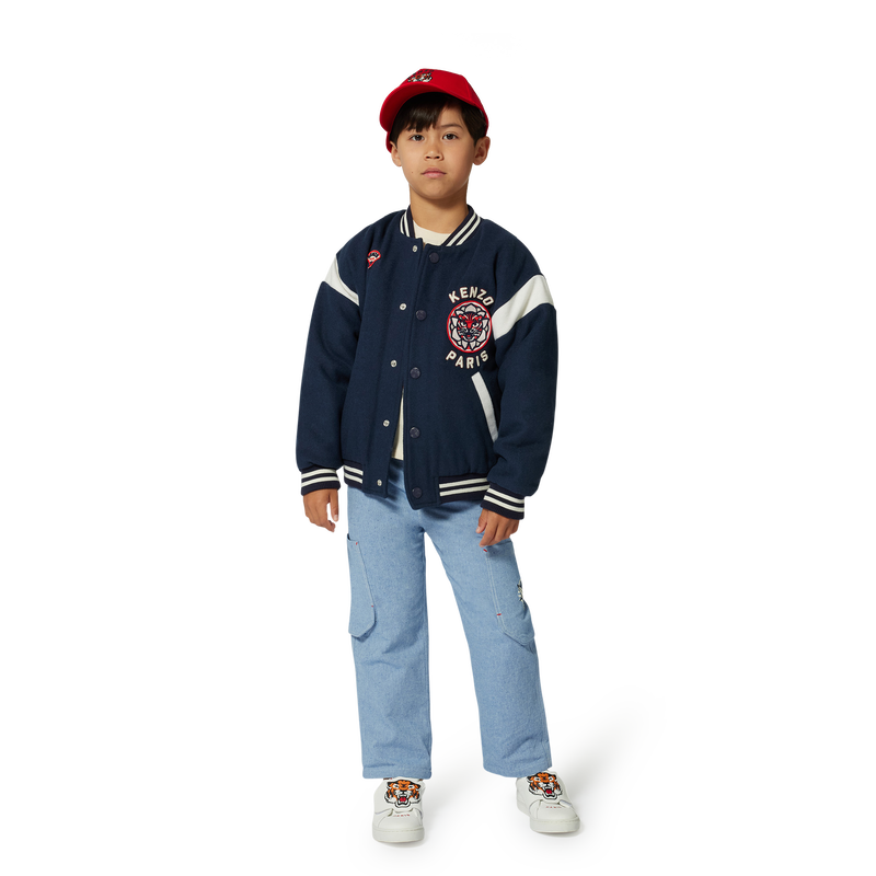 Embroidered cotton cap KENZO KIDS 
                        UNISEX