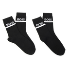 Pack of 2 pairs of socks, BLACK, hi-res