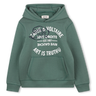 Fleece hoodie, MYRTLE, hi-res