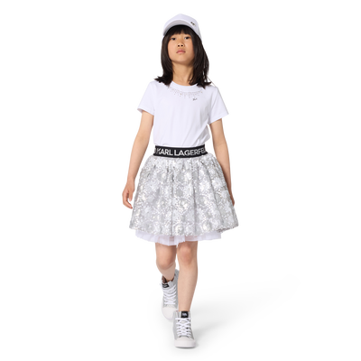 SHORT SLEEVE T-SHIRT KARL LAGERFELD KIDS GIRL
