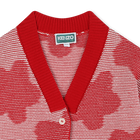 Buttoned flower cardigan KENZO KIDS 
                    GIRL