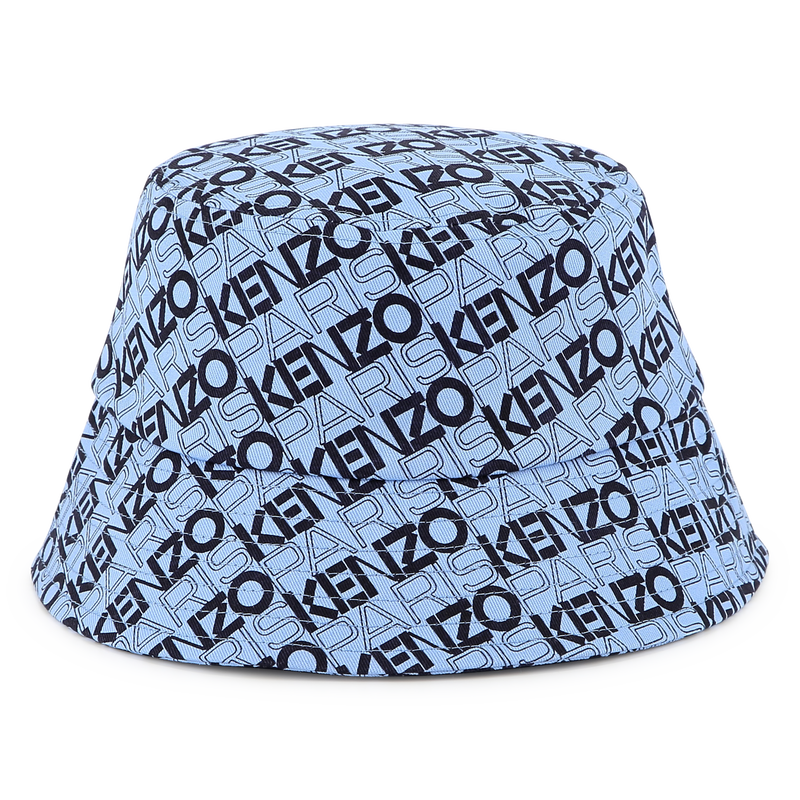 Printed cotton bucket hat KENZO KIDS 
                        UNISEX