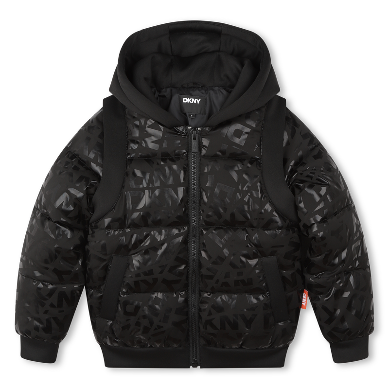 Hooded puffer jacket DKNY 
                        UNISEX