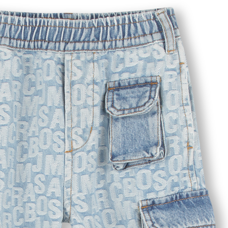 Cotton denim cargo trousers MARC JACOBS 
                        BOY