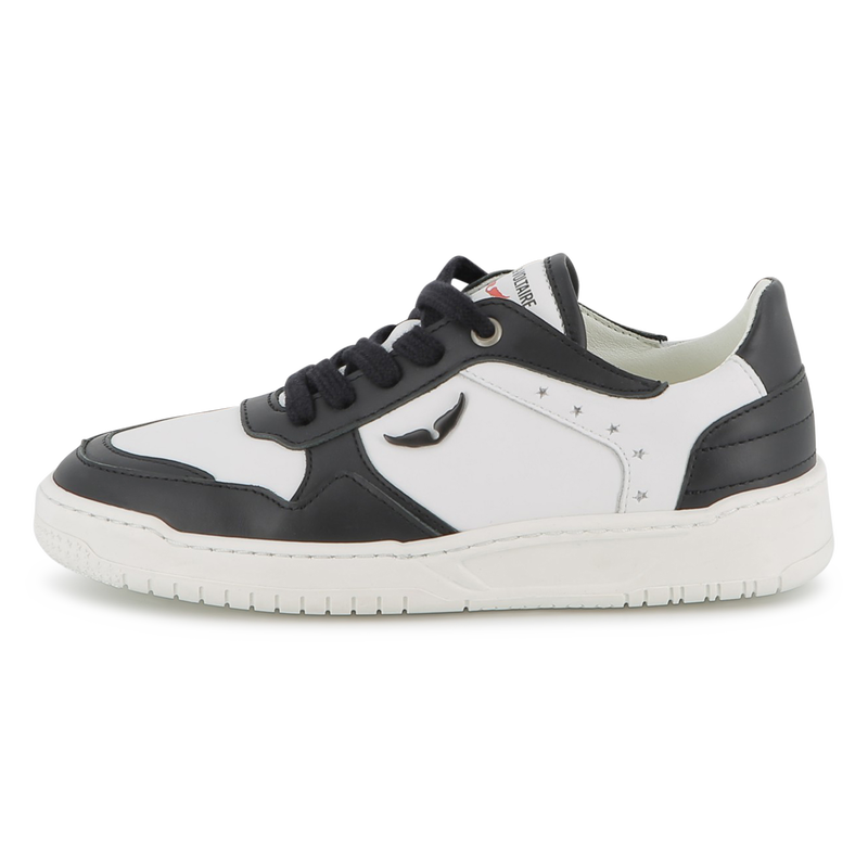 Cowhide leather lace-up sneakers ZADIG & VOLTAIRE 
                        UNISEX