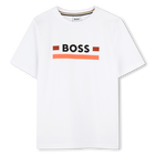 Cotton T-shirt and shorts BOSS 
                    BOY