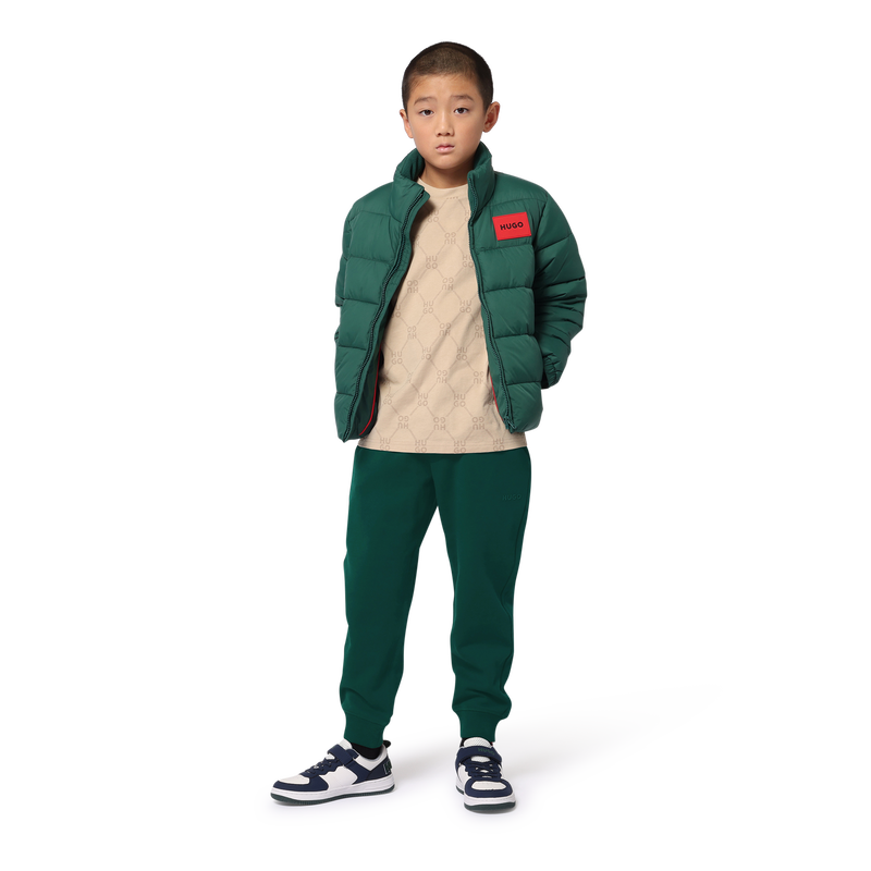 Zip-Up Water-Repellent Parka HUGO 
                        BOY