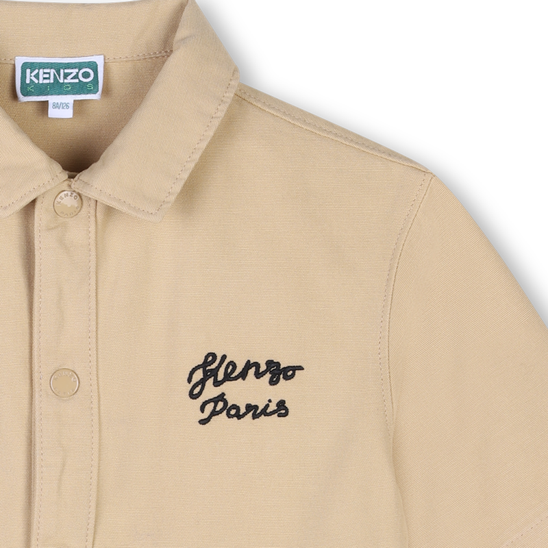 Short-sleeved cotton shirt KENZO KIDS 
                        BOY