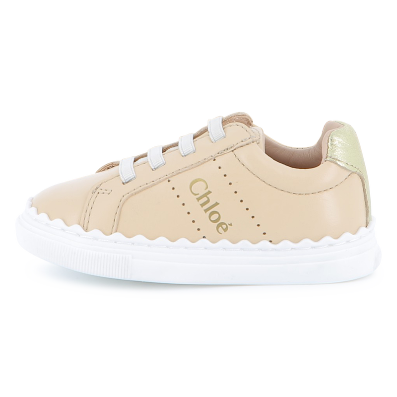 Sheepskin Leather Sneakers CHLOE 
                        GIRL