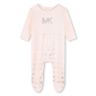 Cotton pyjamas, hat and bib MICHAEL KORS 
                    GIRL
