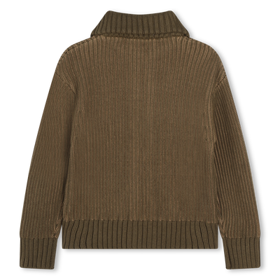 Zip-up knitted cardigan TIMBERLAND BOY