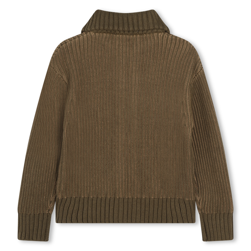 Zip-up knitted cardigan TIMBERLAND 
                        BOY