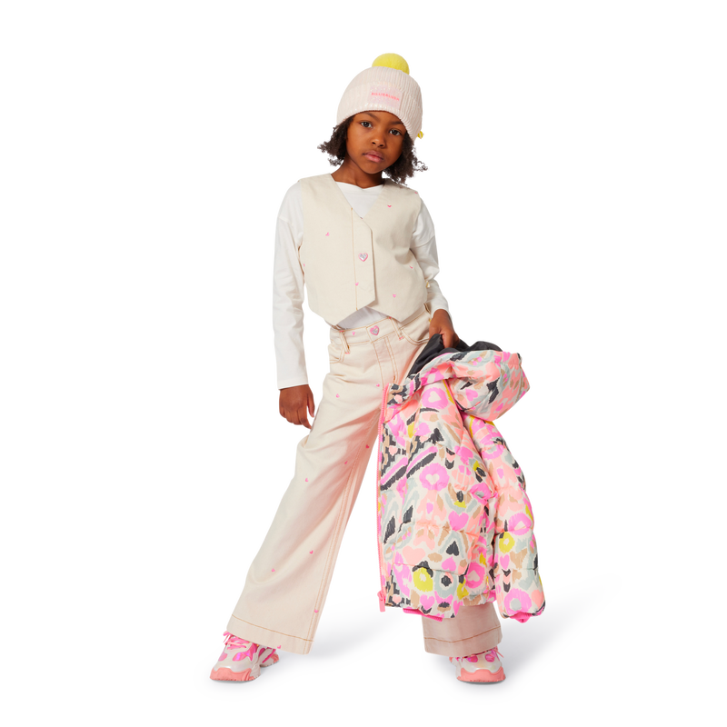Cotton trousers with hearts BILLIEBLUSH 
                        GIRL