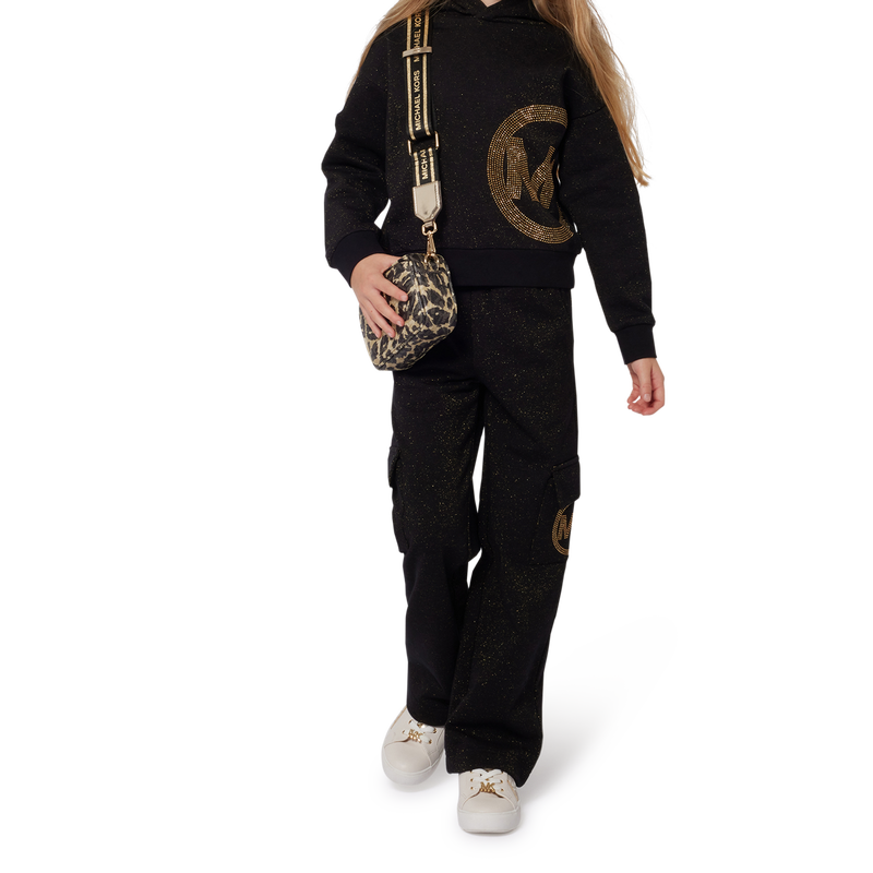 Hooded fleece sweatshirt MICHAEL KORS 
                        GIRL