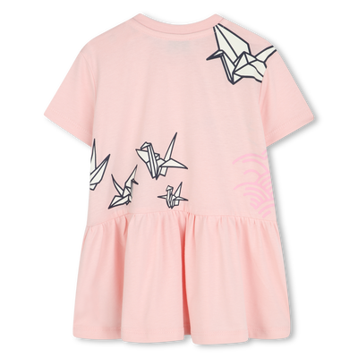 Short-sleeved dress KENZO KIDS GIRL