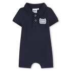 Button playsuit, NAVY, hi-res