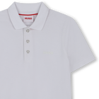 Short-sleeved piqu&eacute; polo shirt HUGO 
                    BOY